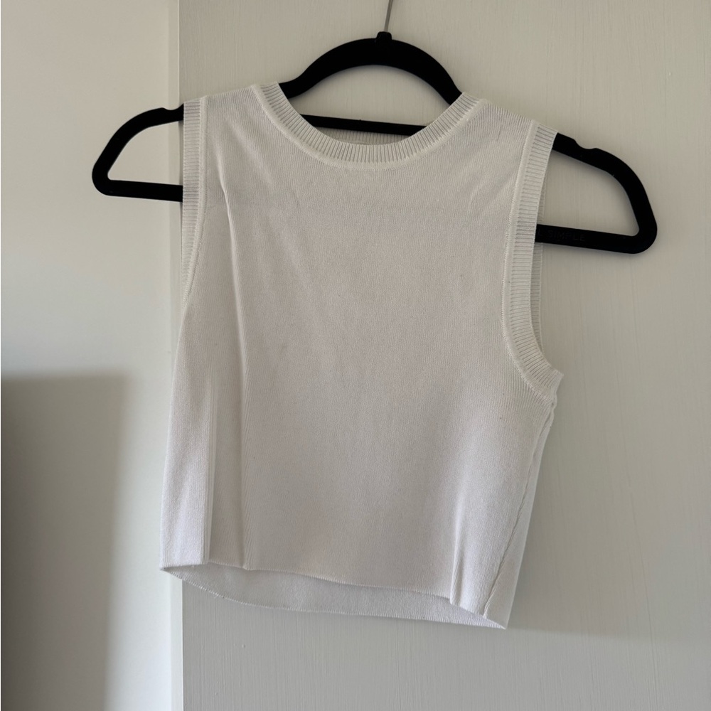 Zara White Tank